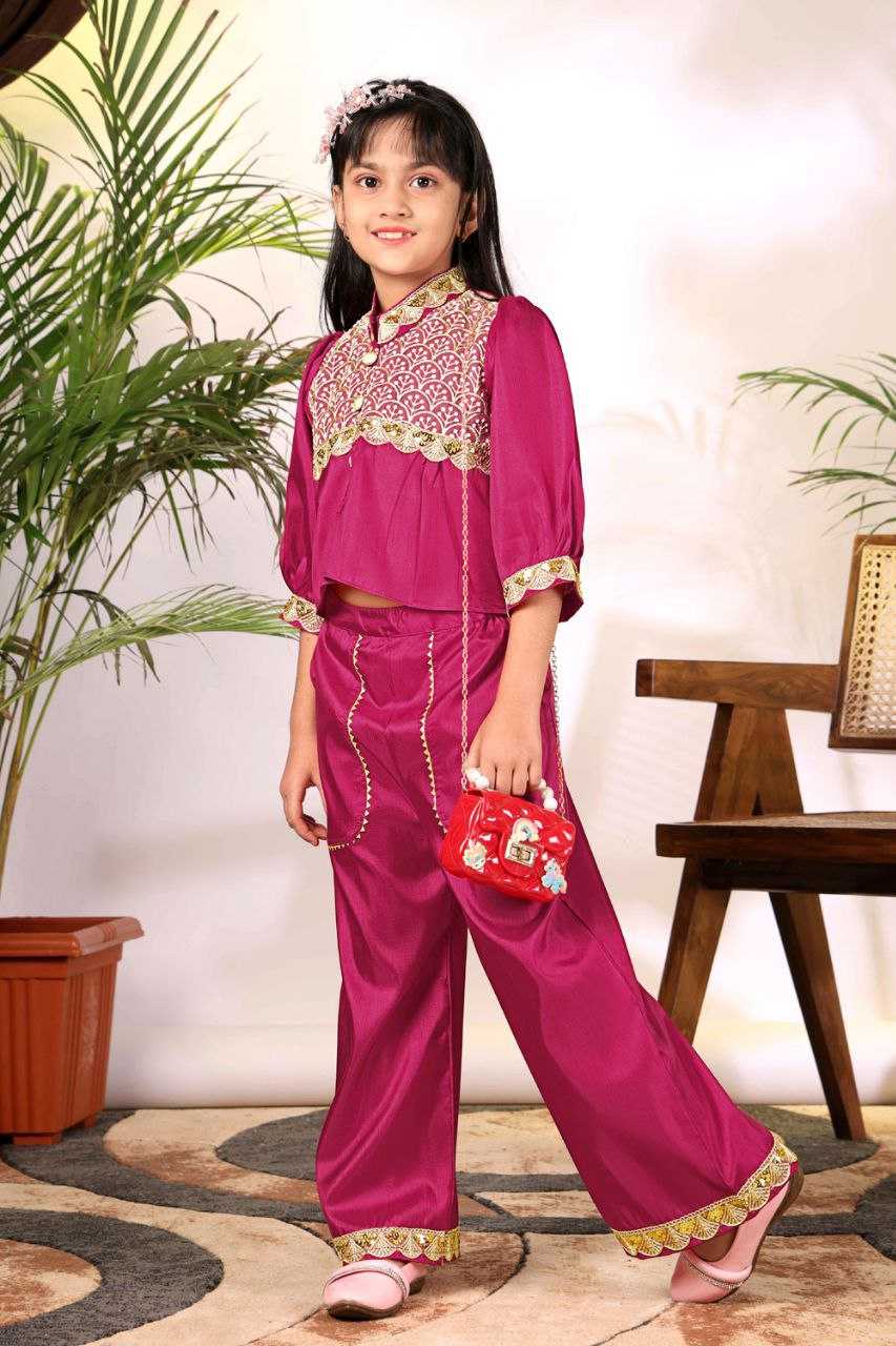 Ynf Cotton KESH461 236 Kids Wear Wholesale Kids Suit Embroidered Frock Girls Kurti Manufacturer- Kids Exports