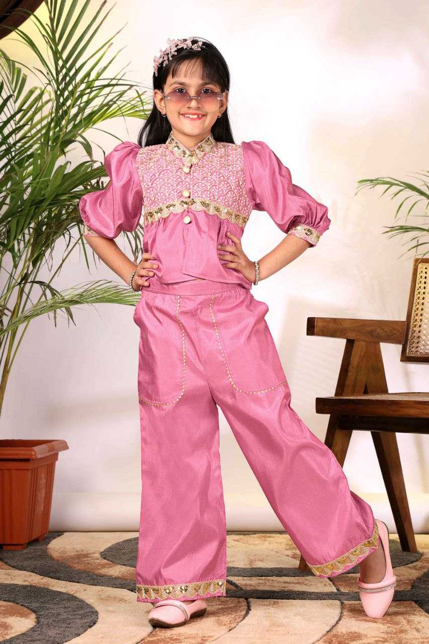 Ynf Cotton KESH461 236 Kids Wear Wholesale Kids Suit Embroidered Frock Girls Kurti Manufacturer- Kids Exports