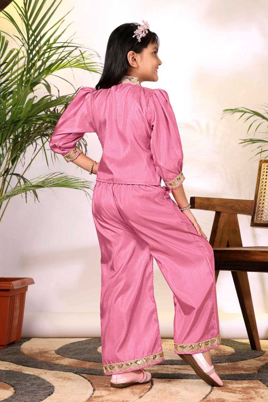 Ynf Cotton KESH461 236 Kids Wear Wholesale Kids Suit Embroidered Frock Girls Kurti Manufacturer- Kids Exports