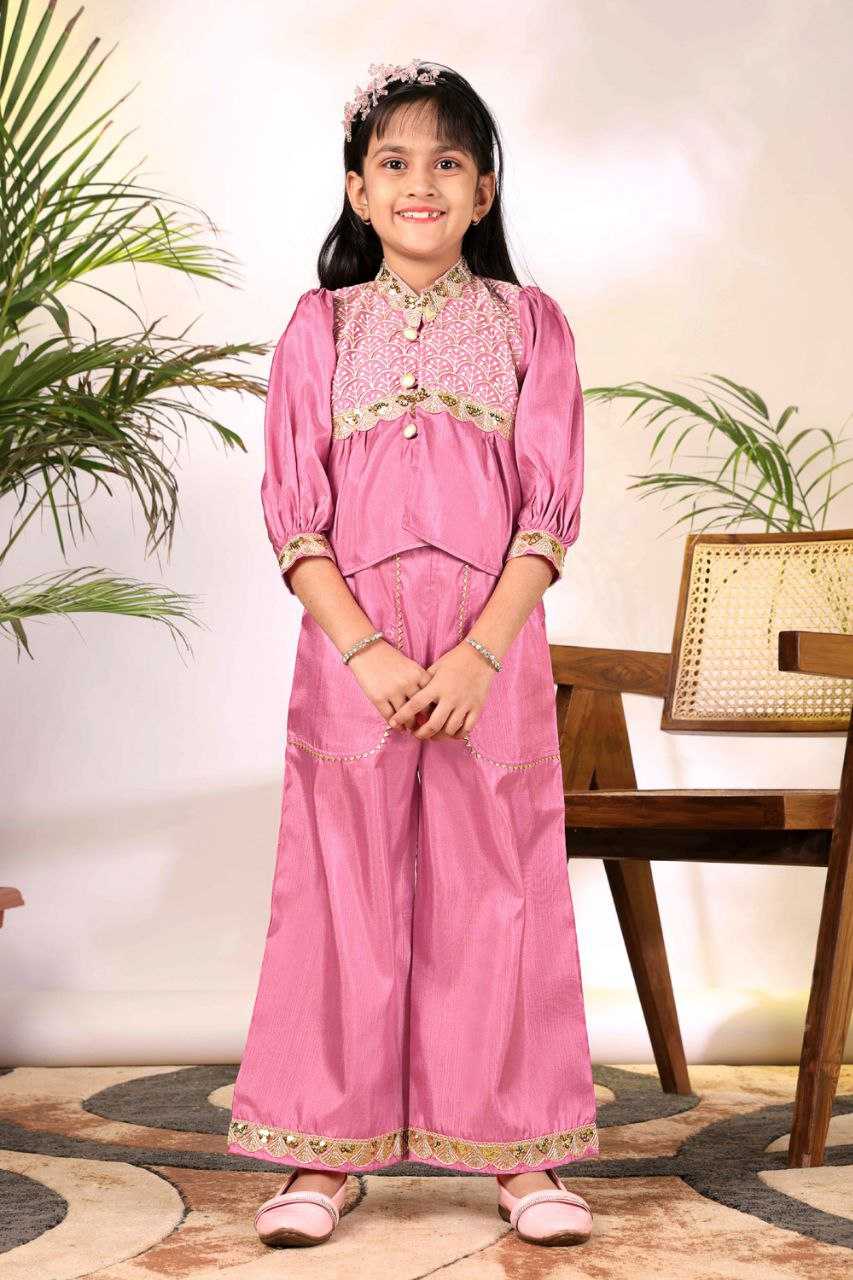 Ynf Cotton KESH461 236 Kids Wear Wholesale Kids Suit Embroidered Frock Girls Kurti Manufacturer- Kids Exports