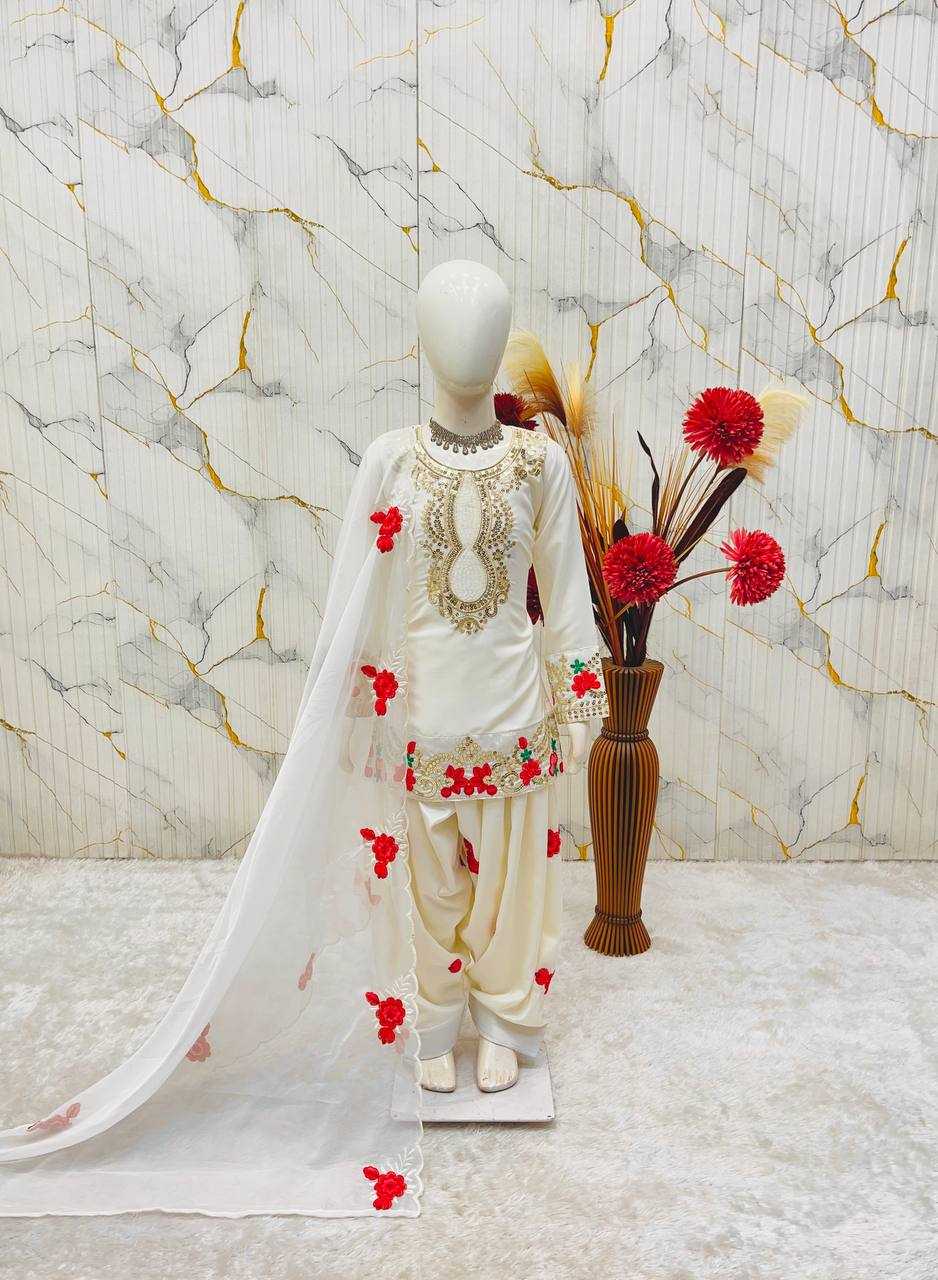 Ynf Crepe KESH415 245 Kids Wear Wholesale Kids Sharara Embroidered Frock Kids Party Wear Ethnic Manufacturer- Kids Exports