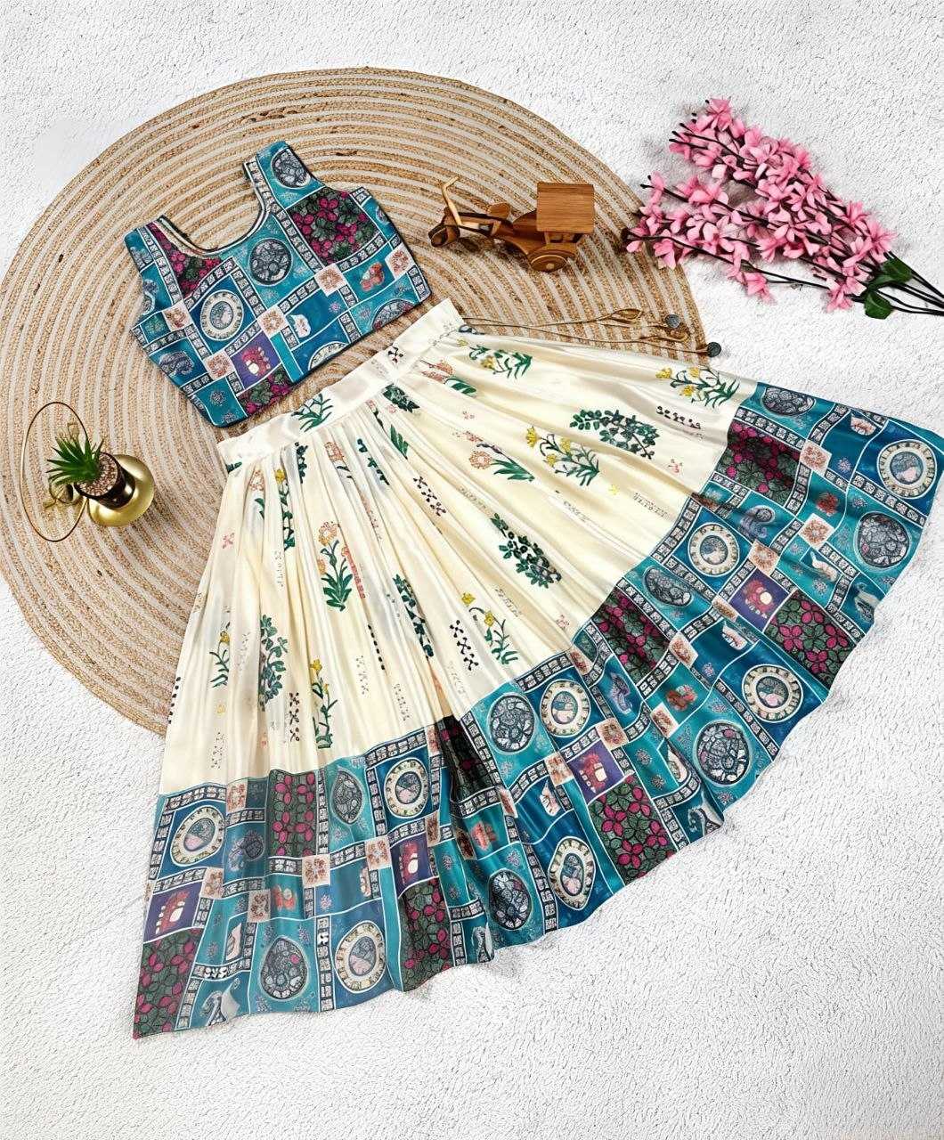 Ynf Muslin KESH461 171 Kids Wear Wholesale Kids Lehenga Kids Designer Frock Kids Festive Wear Manufacturer- Kids Exports