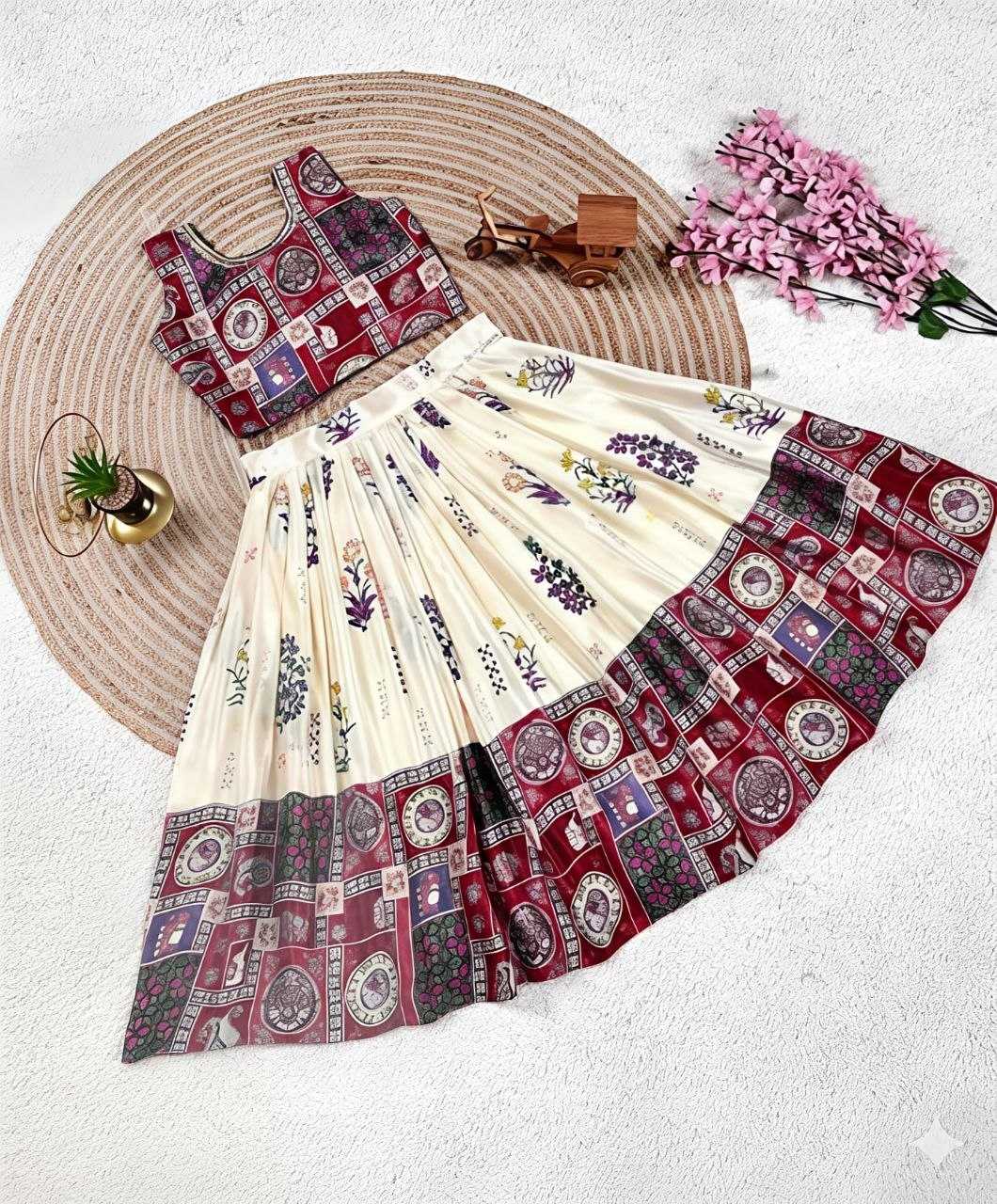 Ynf Muslin KESH461 171 Kids Wear Wholesale Kids Lehenga Kids Designer Frock Kids Festive Wear Manufacturer- Kids Exports