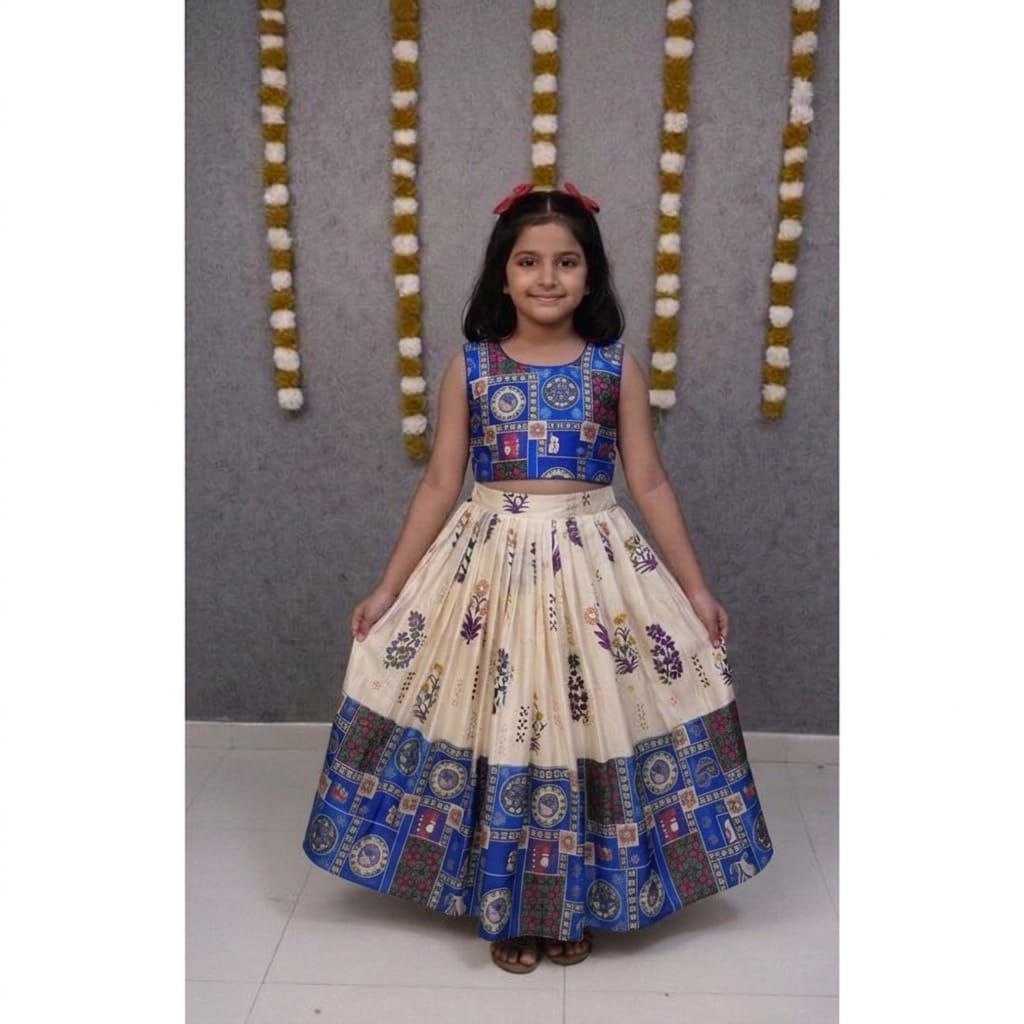 Ynf Muslin KESH461 171 Kids Wear Wholesale Kids Lehenga Kids Designer Frock Kids Festive Wear Manufacturer- Kids Exports