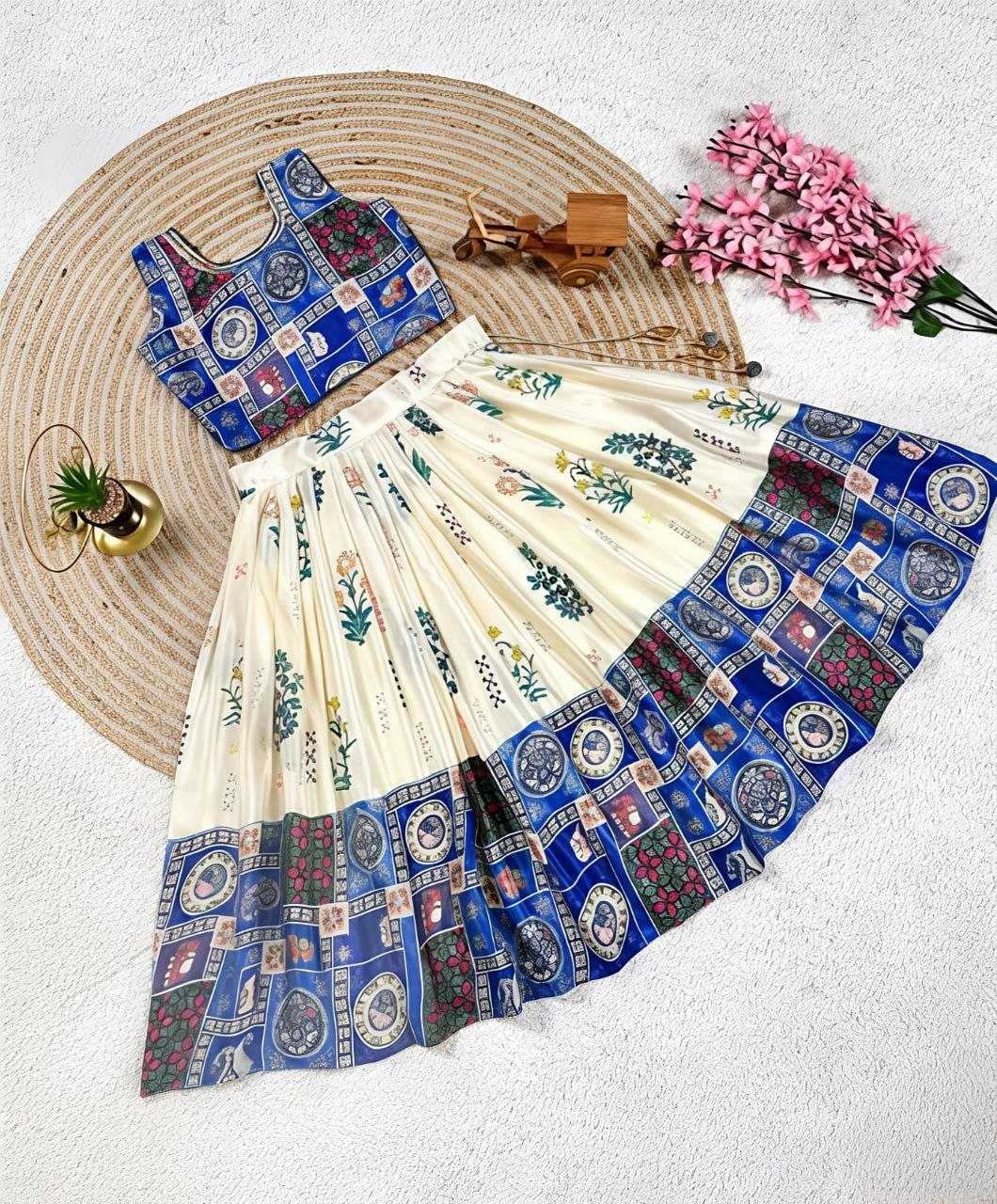Ynf Muslin KESH461 171 Kids Wear Wholesale Kids Lehenga Kids Designer Frock Kids Festive Wear Manufacturer- Kids Exports