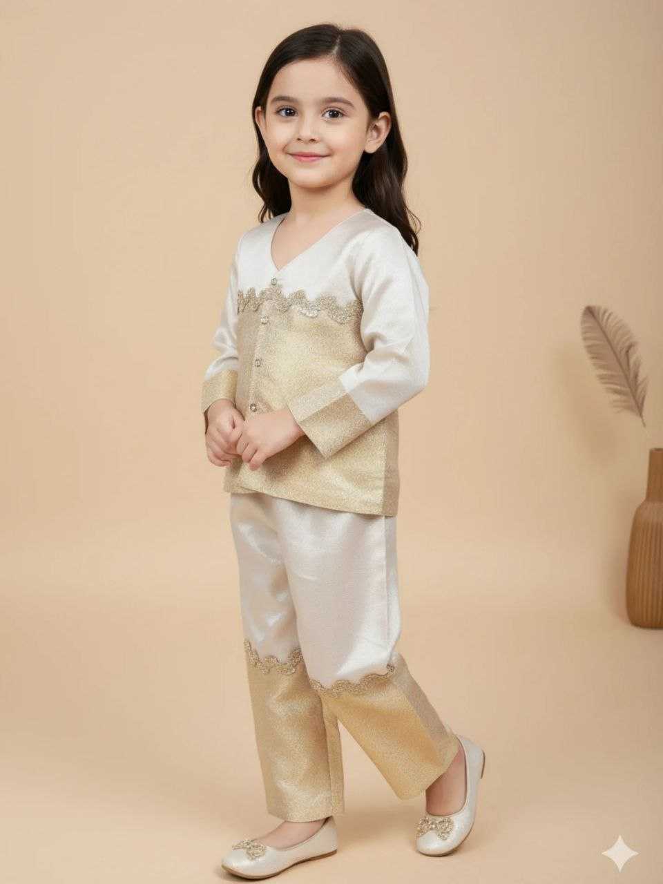 Ynf Soft Cotton KESH107 SOUTH Kids Wear Wholesale Kids Top & Pant Kids Co-ord Set Kids Party Wear Ethnic Manufacturer- Kids Exports