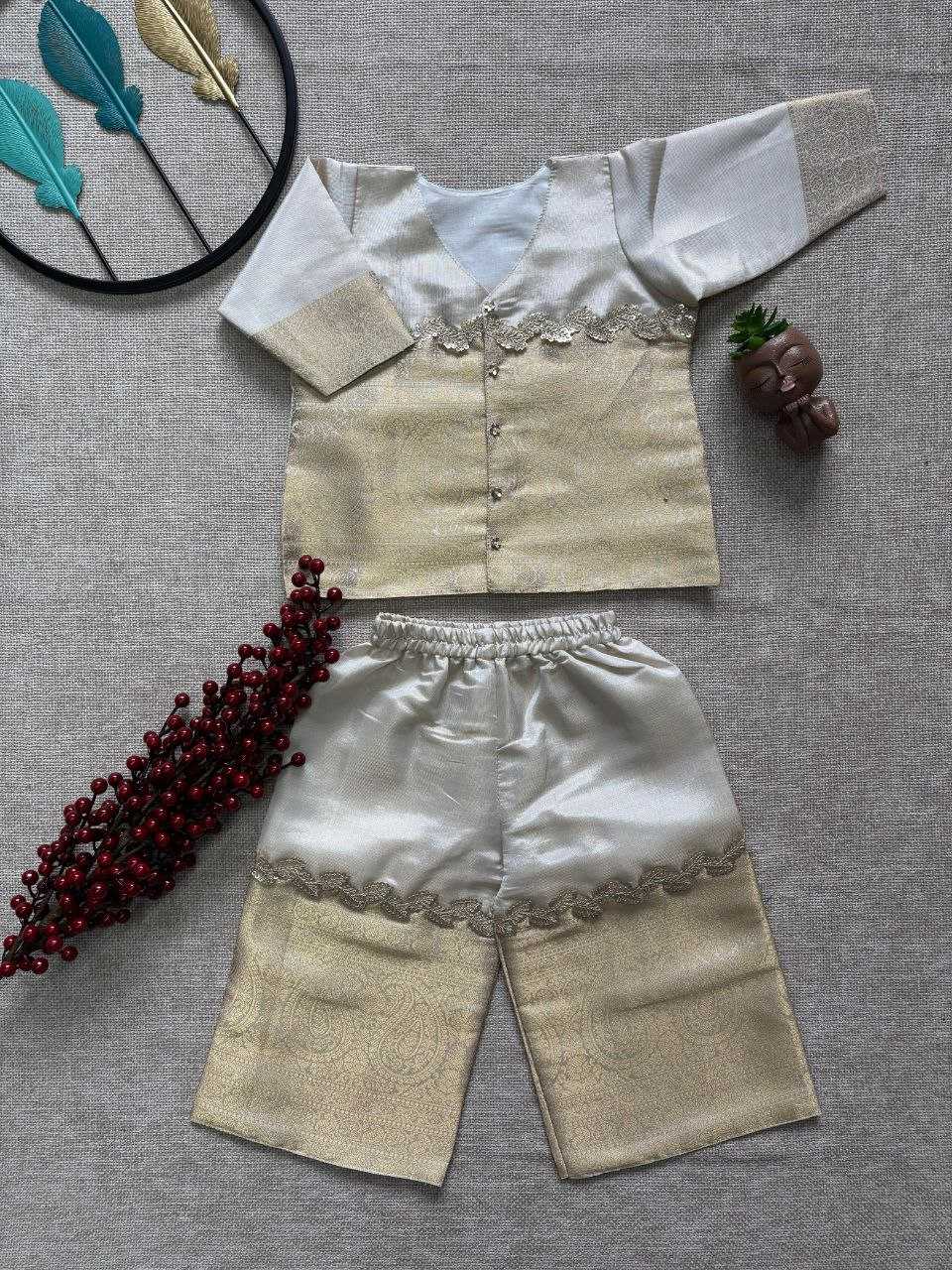 Ynf Soft Cotton KESH107 SOUTH Kids Wear Wholesale Kids Top & Pant Kids Co-ord Set Kids Party Wear Ethnic Manufacturer- Kids Exports