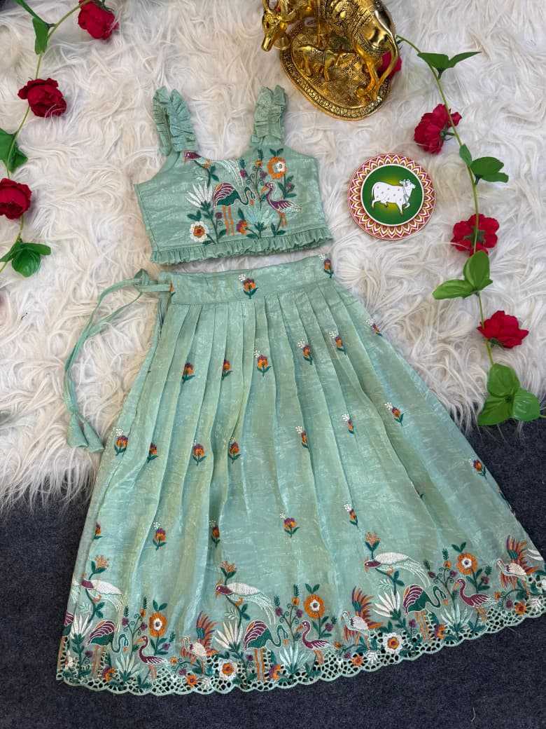 Ynf Soft Gold Crush KESH249 KPS050525 Kids Wear Festive Collections Wholesale Kids Lehenga Choli Kids Festive Wear Kids Party Wear Ethnic Manufacturer- Kids Exports