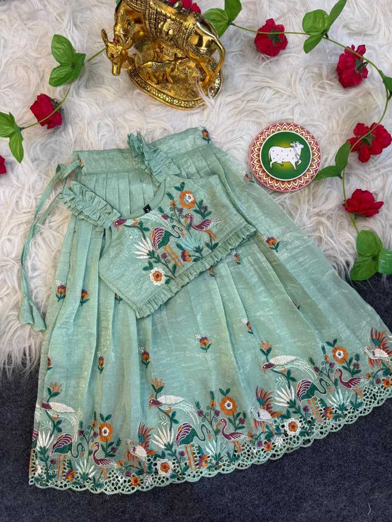Ynf Soft Gold Crush KESH249 KPS050525 Kids Wear Festive Collections Wholesale Kids Lehenga Choli Kids Festive Wear Kids Party Wear Ethnic Manufacturer- Kids Exports