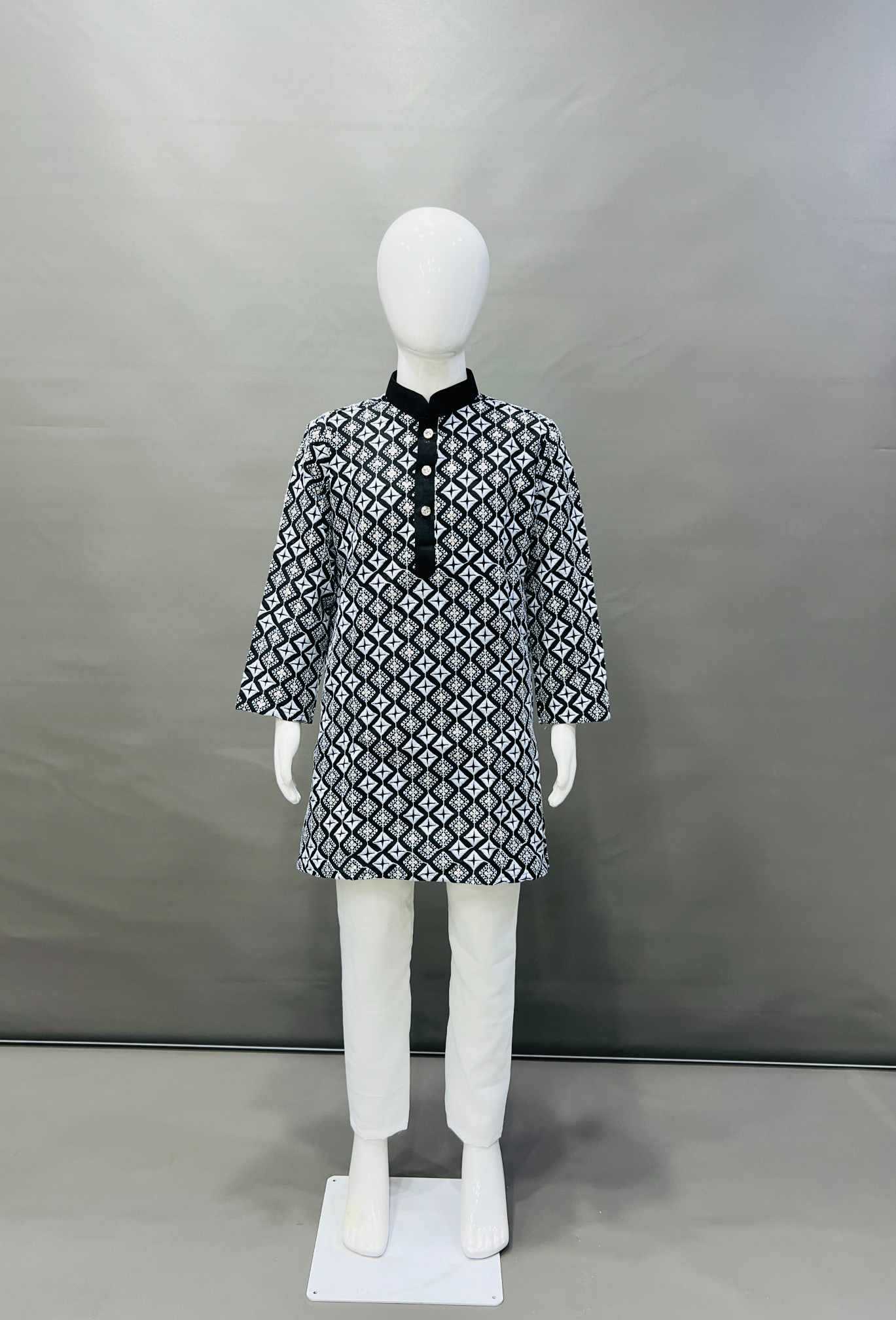 Ynf Soft Silk KESH747 MIRROR Kids Wear Wholesale Boys Kurta Pyjama Boys Ethnic Wear Kids Party Wear Ethnic Manufacturer- Kids Exports