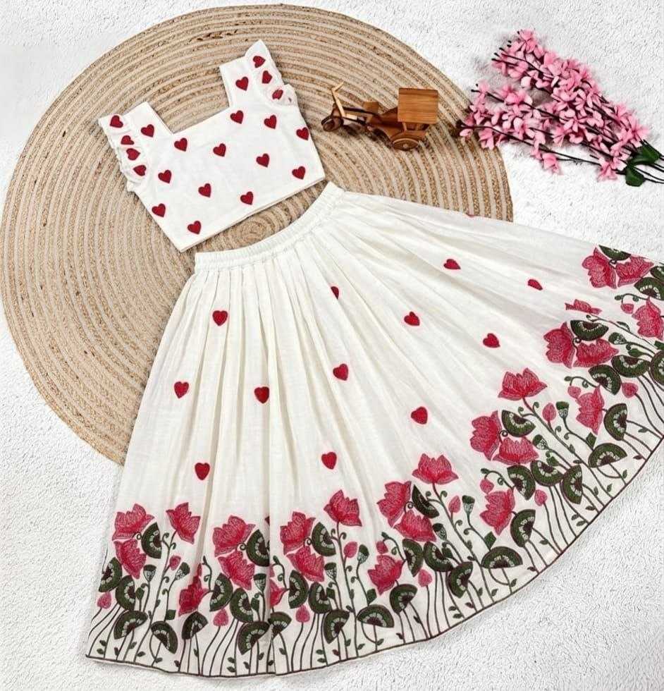 Ynf Cotton KESH461 244 Kids Wear Wholesale Kids Lehenga Girls Cotton Frocks Kids Designer Frock Manufacturer- Kids Exports