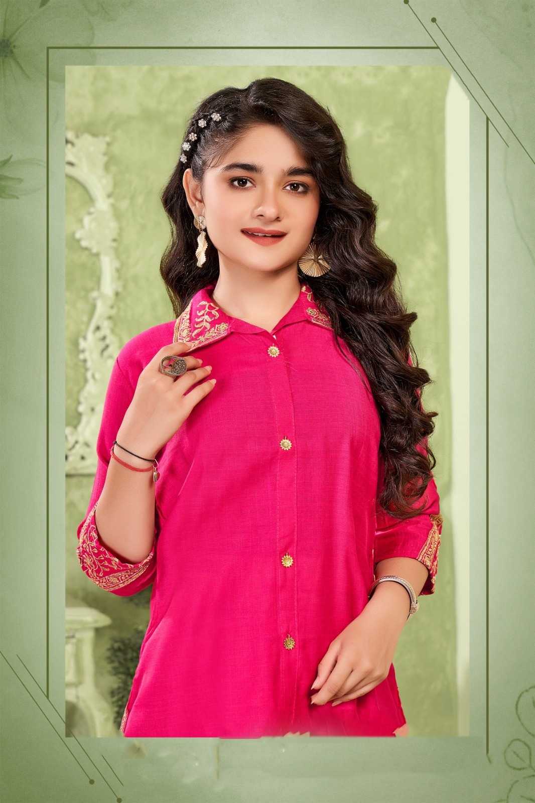 Ynf Fancy KESH530 Star Girl Kids Wear Wholesale Kids Co-ord Set Manufacturer- Kids Exports