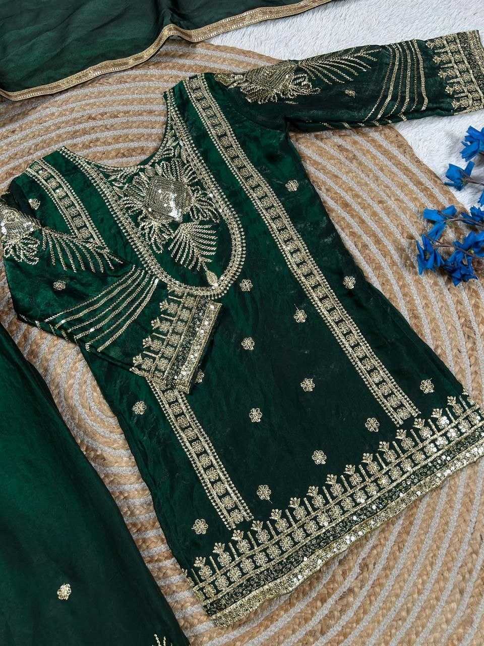 Ynf FENDY KESH167 Party Kids Wear Wholesale Kids Top & Pant Embroidered Frock Kids Party Wear Ethnic Manufacturer- Kids Exports