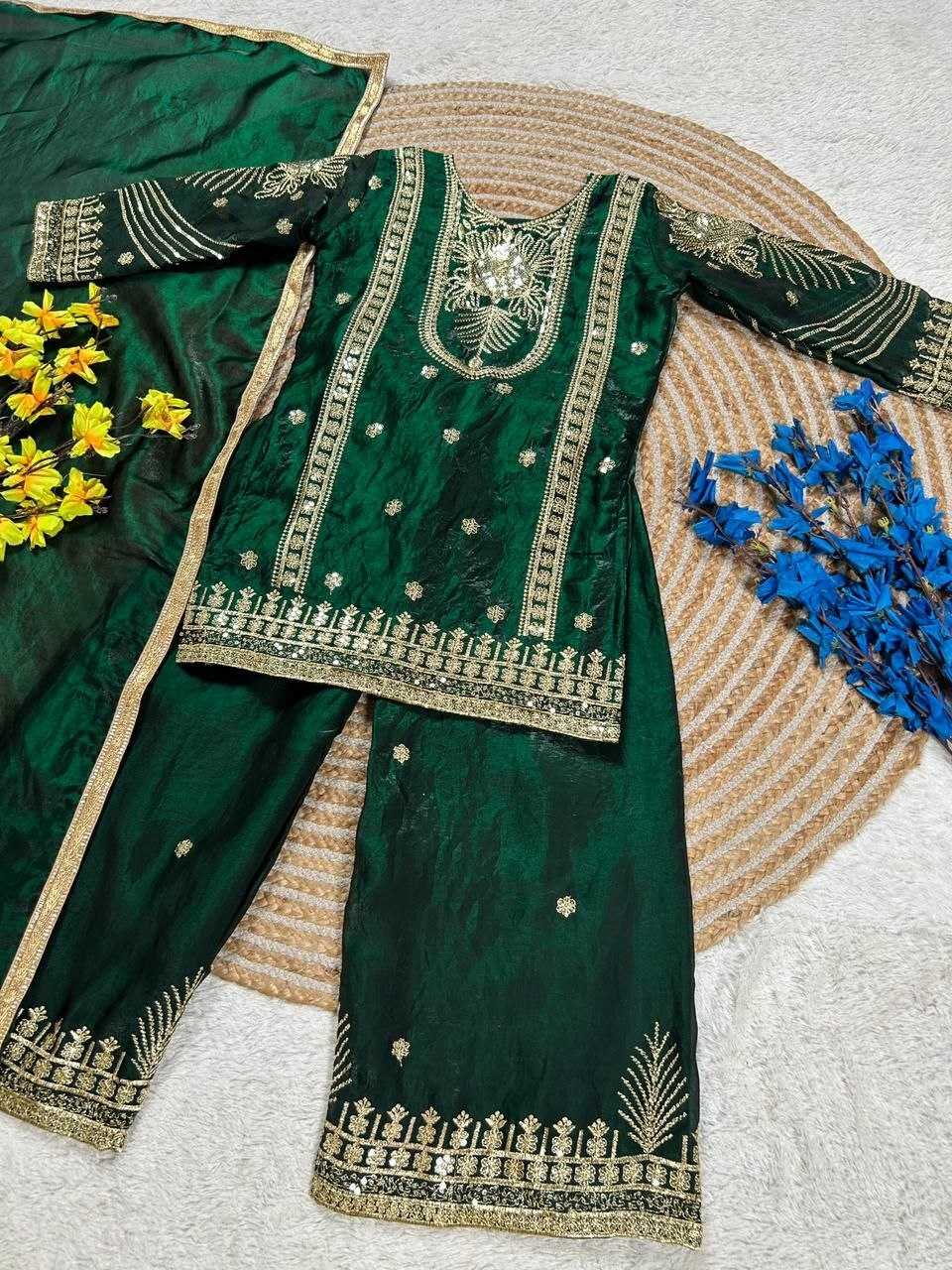 Ynf FENDY KESH167 Party Kids Wear Wholesale Kids Top & Pant Embroidered Frock Kids Party Wear Ethnic Manufacturer- Kids Exports