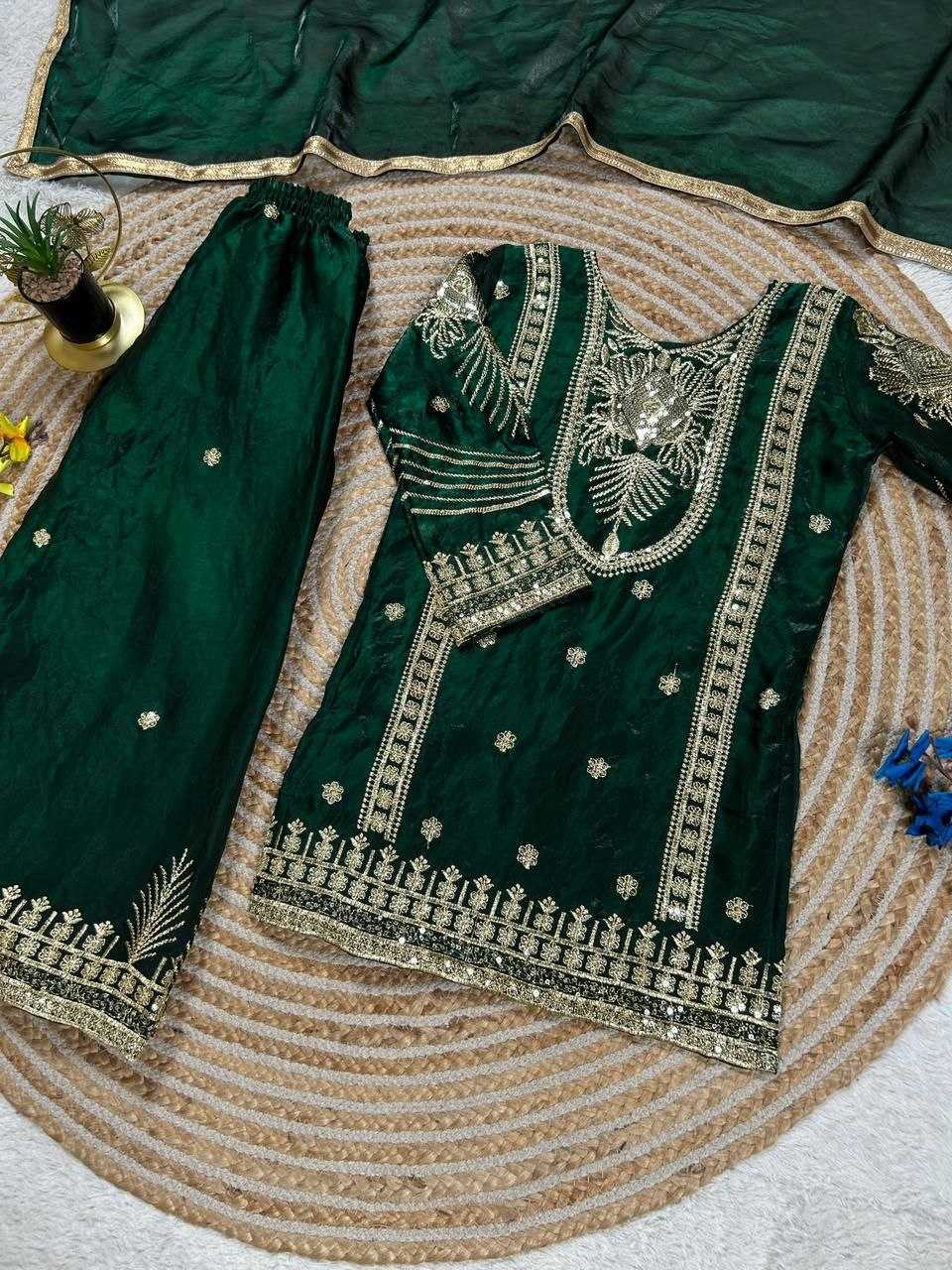 Ynf FENDY KESH167 Party Kids Wear Wholesale Kids Top & Pant Embroidered Frock Kids Party Wear Ethnic Manufacturer- Kids Exports
