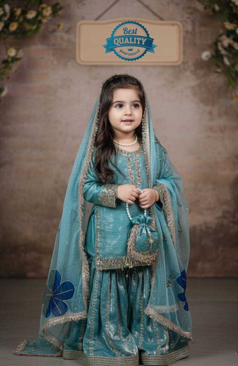 Ynf FENDY RIN234 246 Kids Wear Wholesale Kids Sharara Kids Suit Kids Party Wear Ethnic Manufacturer- Kids Exports