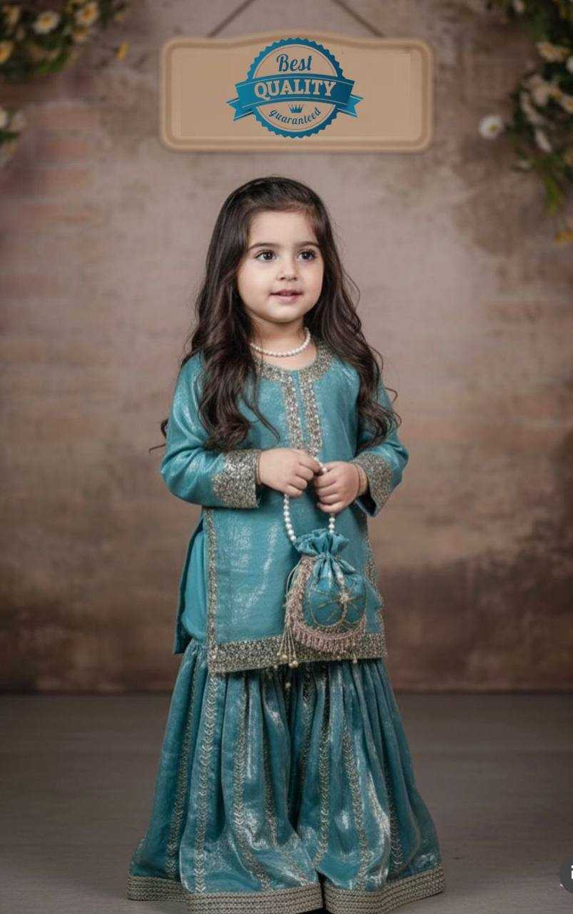 Ynf FENDY RIN234 246 Kids Wear Wholesale Kids Sharara Kids Suit Kids Party Wear Ethnic Manufacturer- Kids Exports