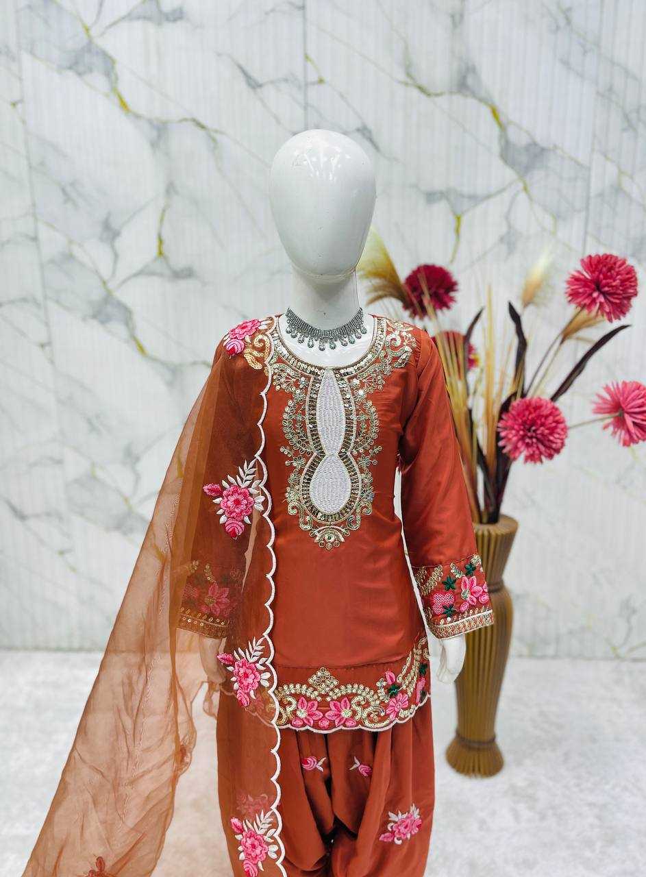 Ynf Heavy Crepe RIN234 245 Kids Wear Wholesale Kids Suit Kids Festive Wear Kids Party Wear Ethnic Manufacturer- Kids Exports