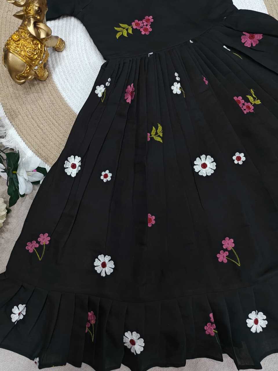 Ynf Pure Cotton KESH505 Summer Kids Wear Wholesale Kids Gown Kids Designer Frock Kids Party Wear Ethnic Manufacturer- Kids Exports