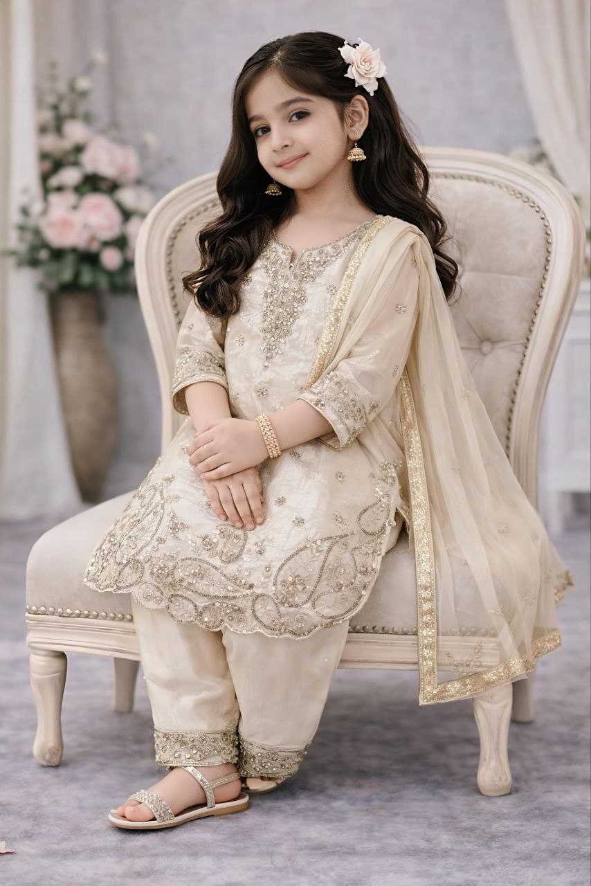 Ynf Pure Silk KESH167 nights Kids Wear Wholesale Kids Suit Kids Festive Wear Kids Party Wear Ethnic Manufacturer- Kids Exports