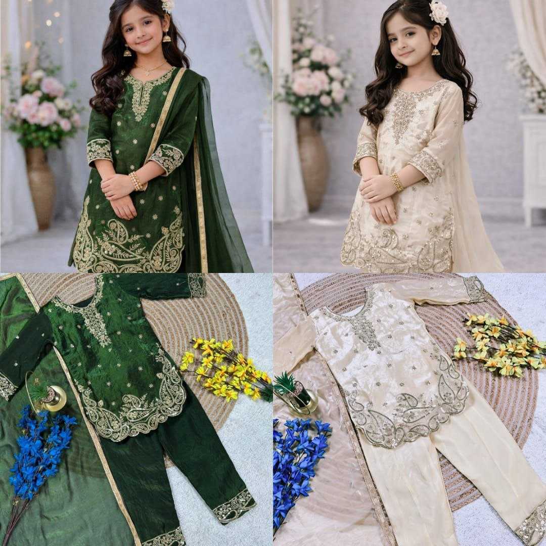 Ynf Pure Silk KESH167 nights Kids Wear Wholesale Kids Suit Kids Festive Wear Kids Party Wear Ethnic Manufacturer- Kids Exports