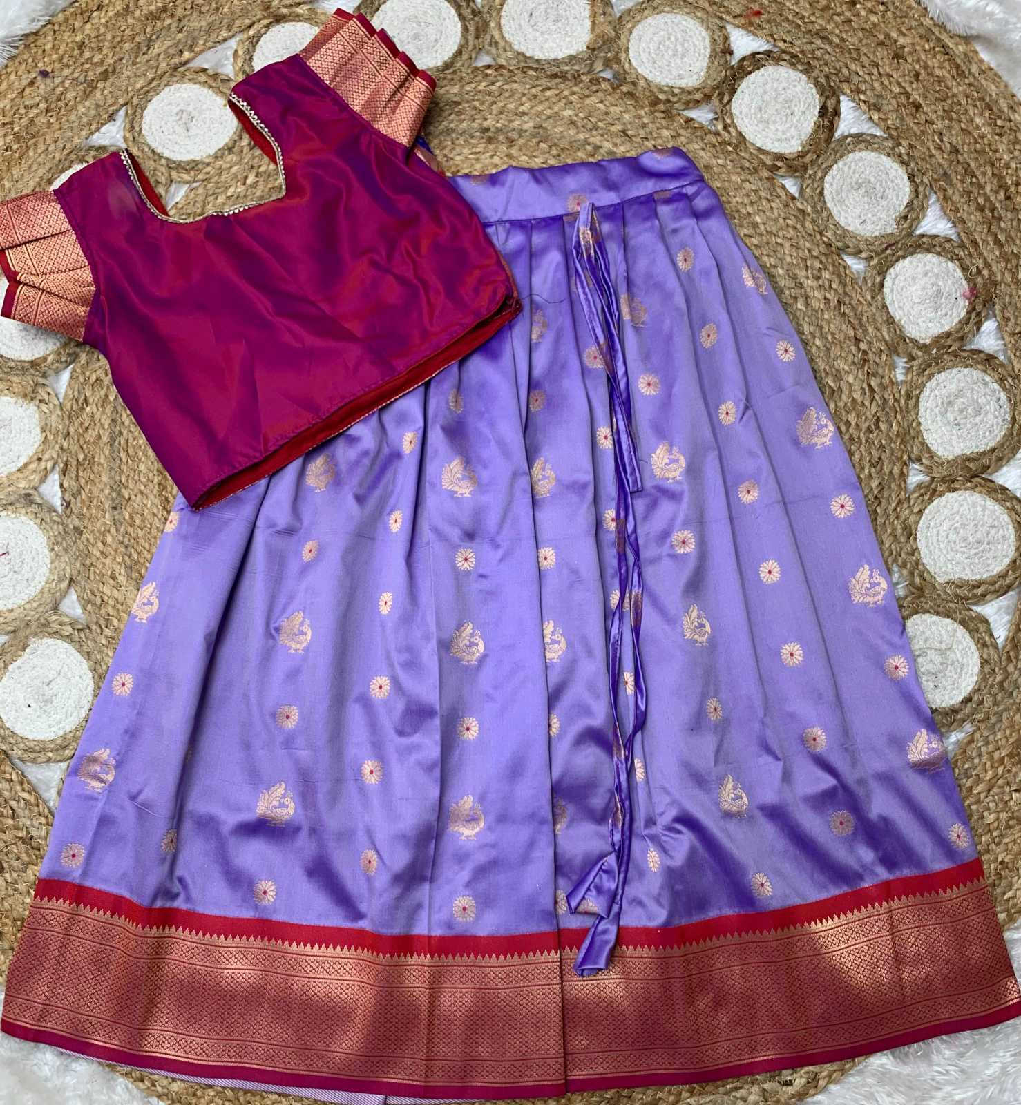 Ynf Soft Silk KESH685 Baizeenah Kids Wear Wholesale Kids Lehenga Kids Lehenga Choli Baby Girl Lehenga Manufacturer- Kids Exports