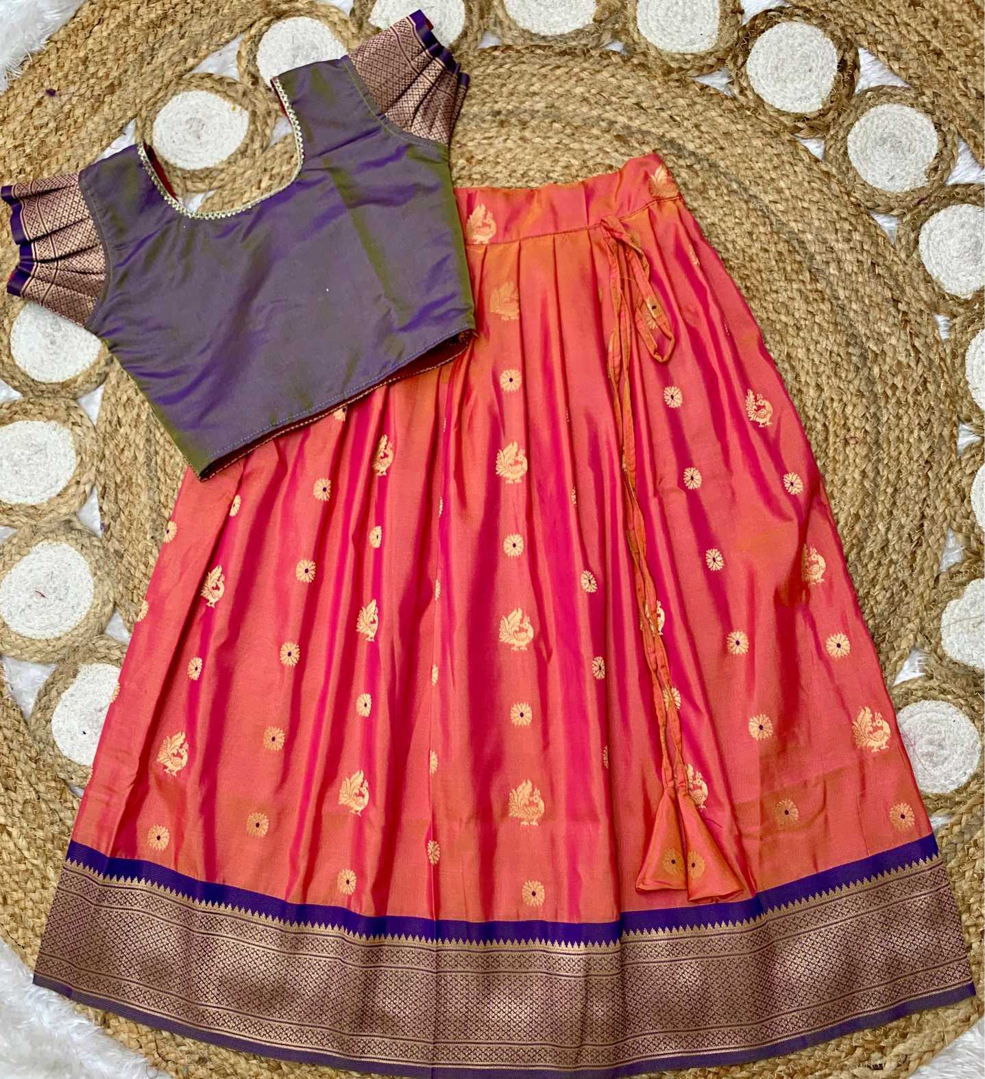 Ynf Soft Silk KESH685 Baizeenah Kids Wear Wholesale Kids Lehenga Kids Lehenga Choli Baby Girl Lehenga Manufacturer- Kids Exports