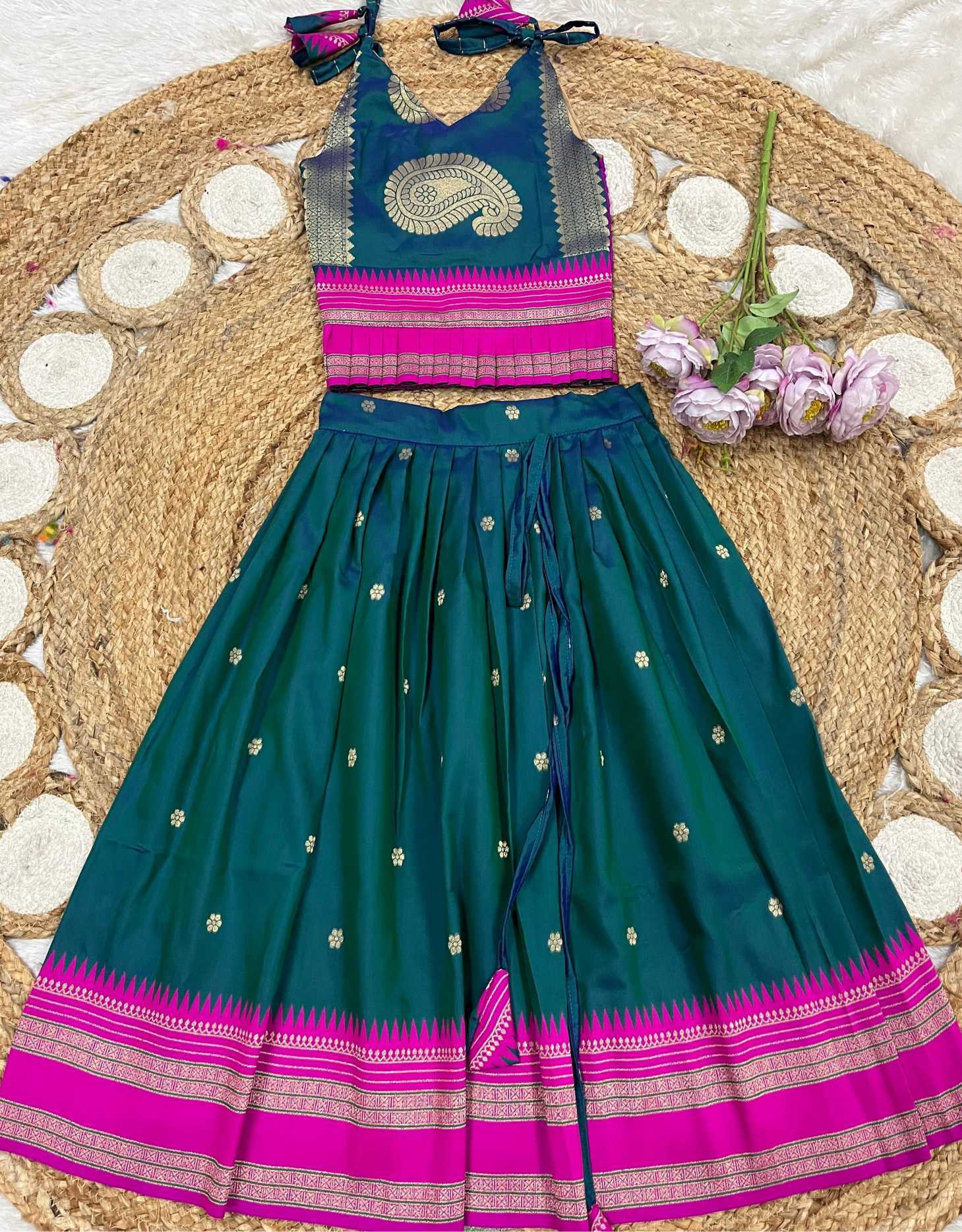 Ynf Soft Silk KESH685 Devarika Kids Wear Wholesale Kids Lehenga Kids Lehenga Choli Baby Girl Lehenga Manufacturer- Kids Exports