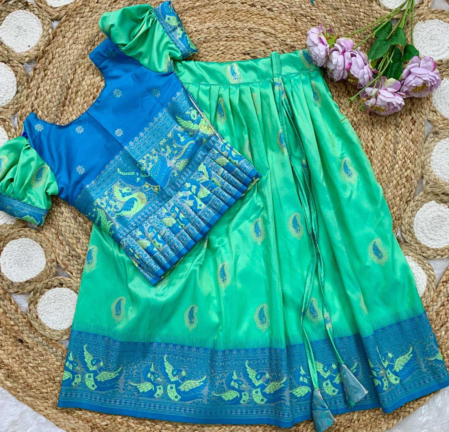 Ynf Soft Silk KESH685 Fariyaza Kids Wear Wholesale Kids Lehenga Kids Lehenga Choli Baby Girl Lehenga Manufacturer- Kids Exports