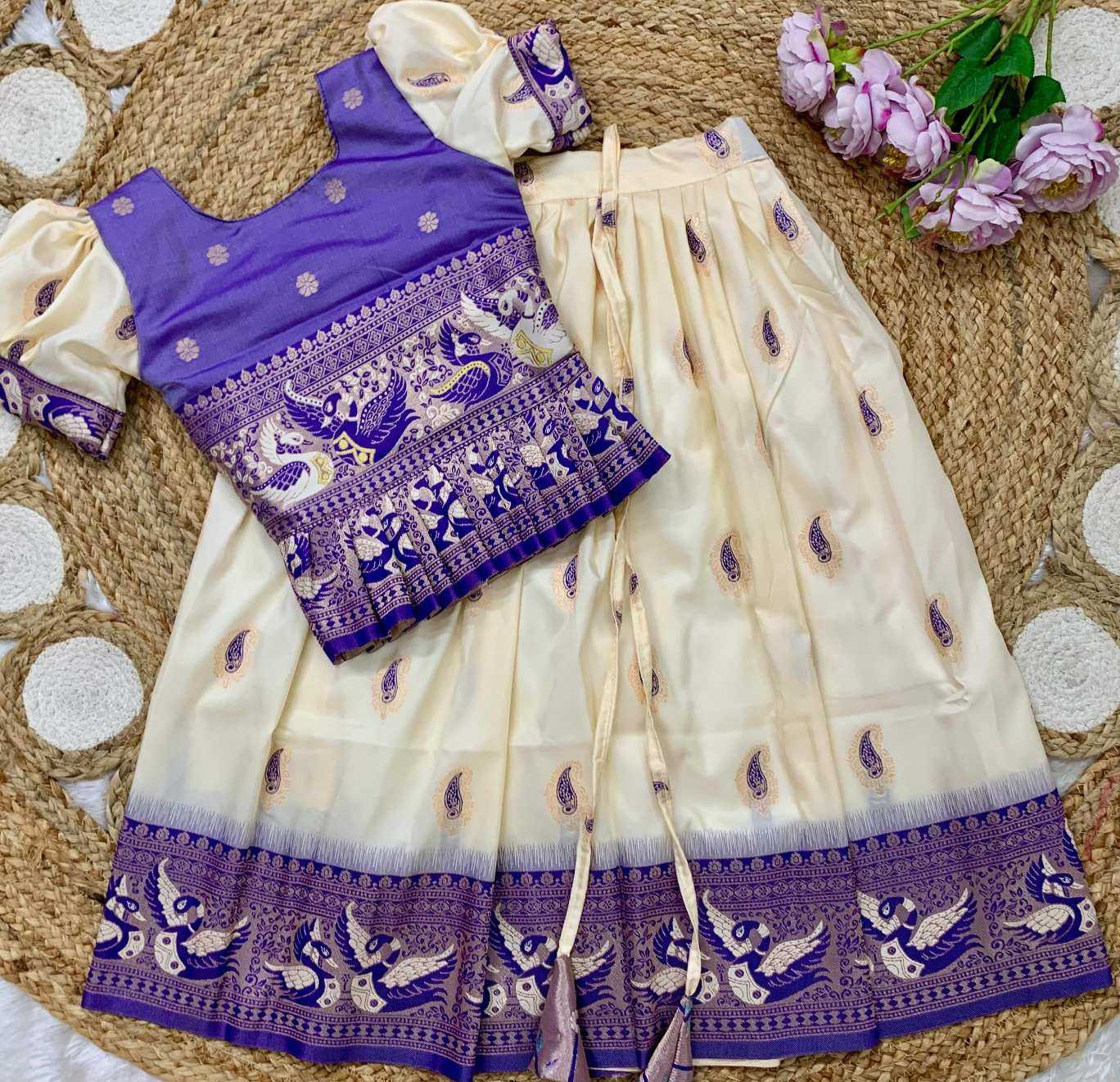 Ynf Soft Silk KESH685 Fariyaza Kids Wear Wholesale Kids Lehenga Kids Lehenga Choli Baby Girl Lehenga Manufacturer- Kids Exports
