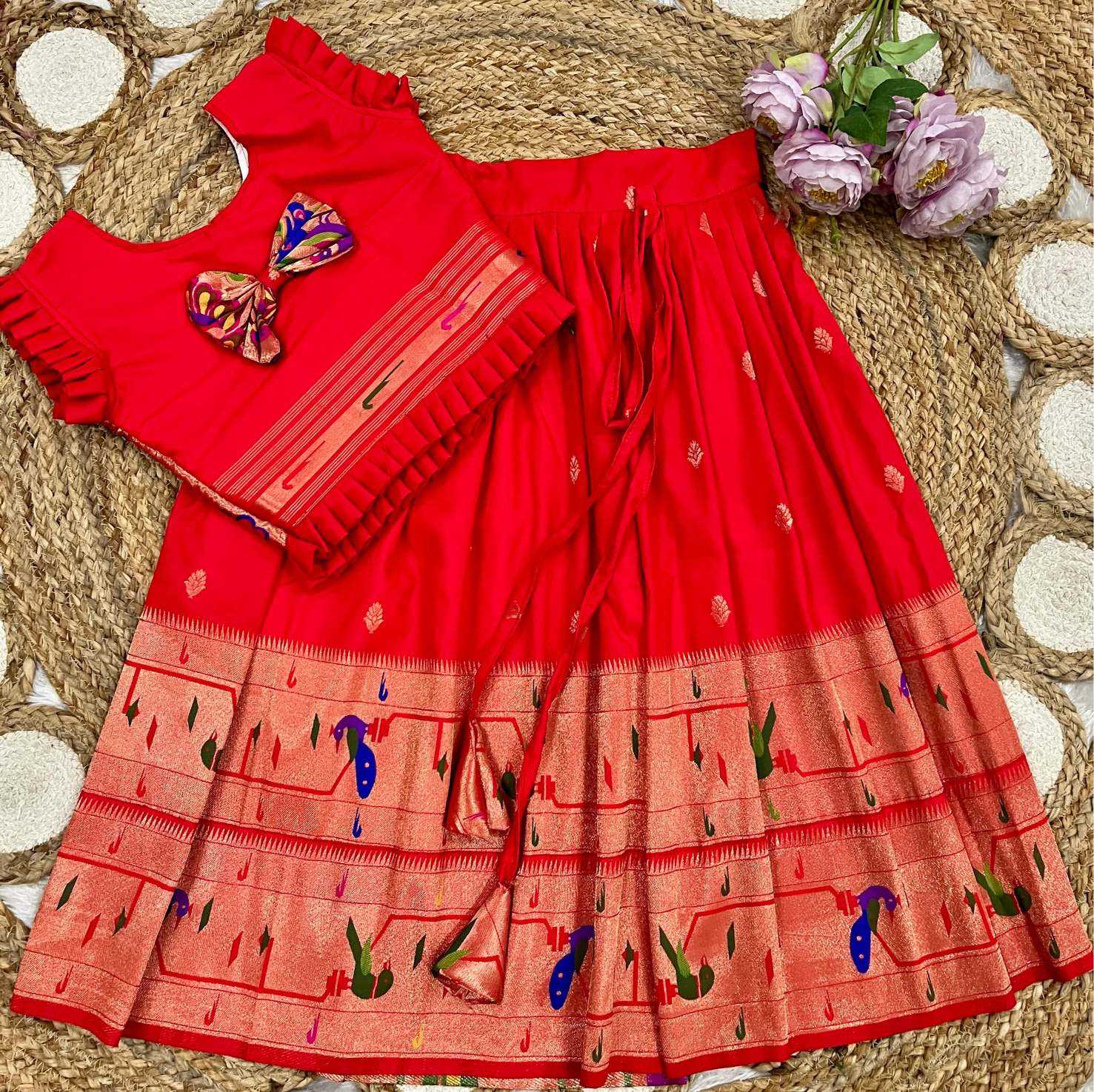 Ynf Soft Silk KESH685 Ibaara Kids Wear Wholesale Kids Gown Kids Ethnic Gowns Manufacturer- Kids Exports