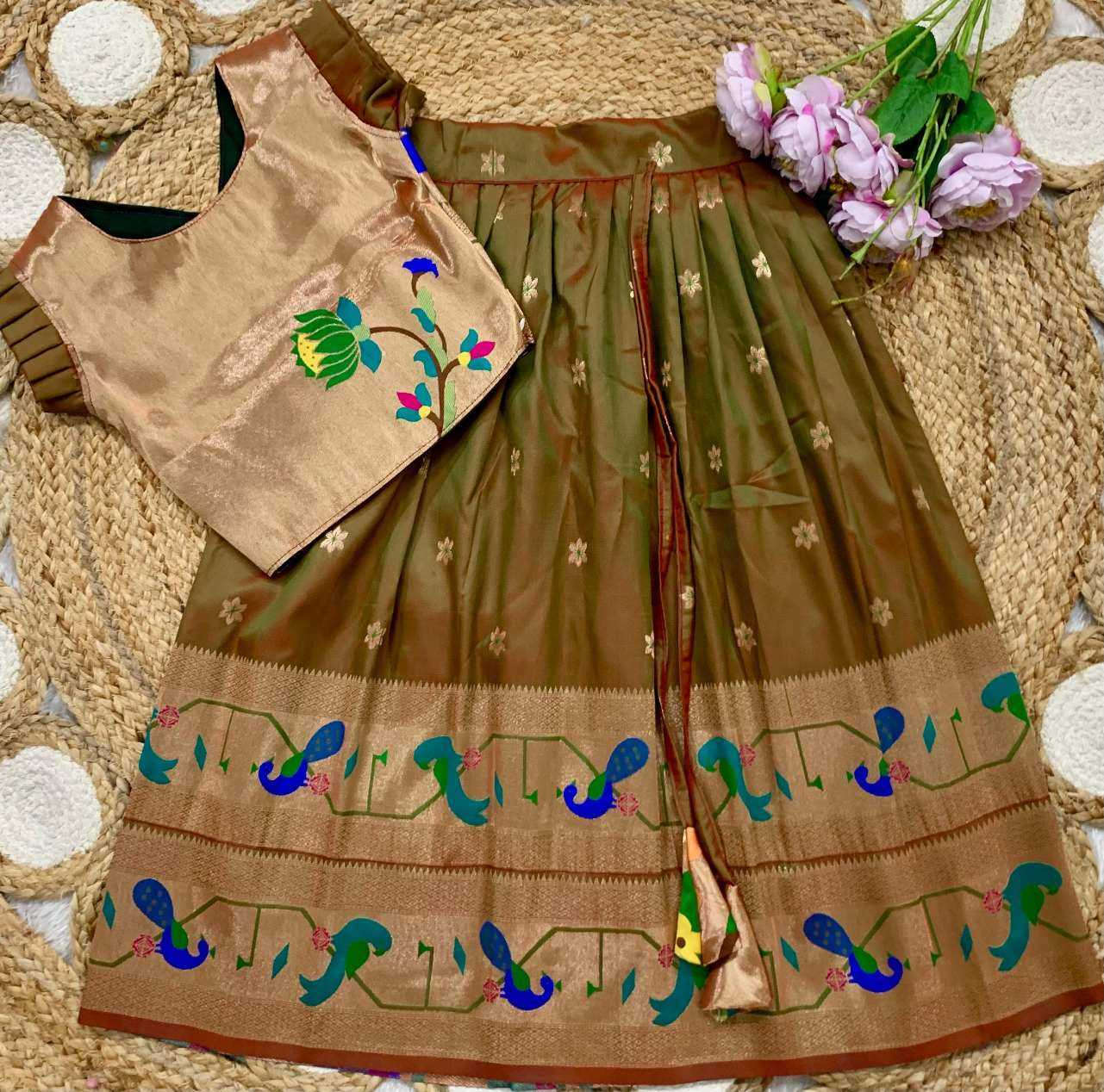 Ynf Soft Silk KESH685 MAHARANI BORDER Kids Wear Wholesale Kids Lehenga Kids Lehenga Choli Baby Girl Lehenga Manufacturer- Kids Exports