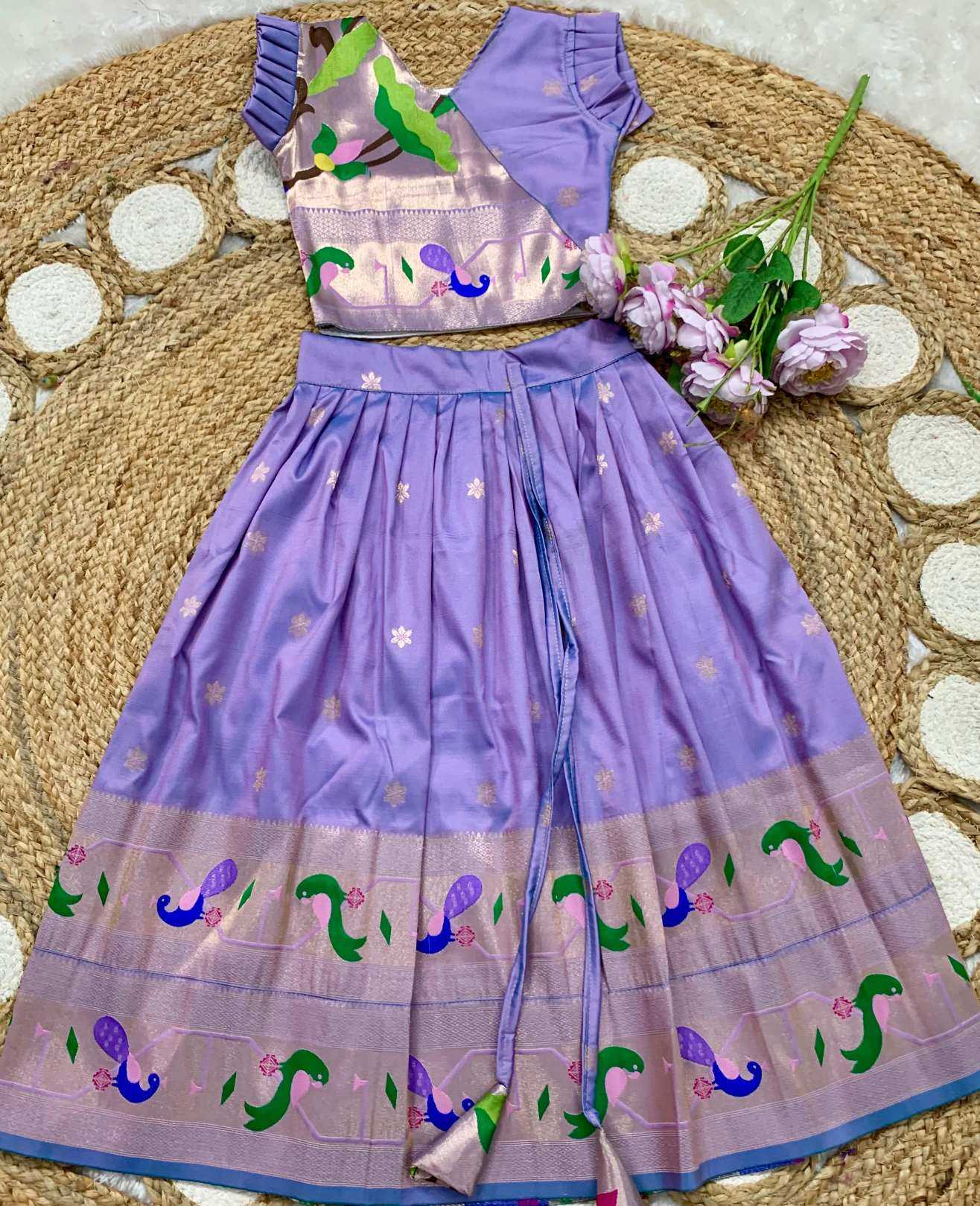 Ynf Soft Silk KESH685 MAHARANI BORDER Kids Wear Wholesale Kids Lehenga Kids Lehenga Choli Baby Girl Lehenga Manufacturer- Kids Exports