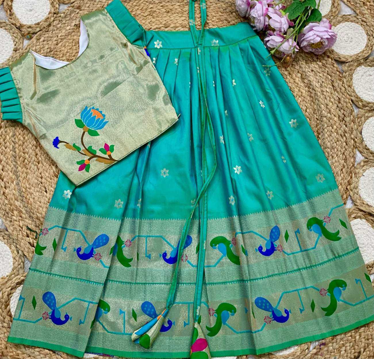 Ynf Soft Silk KESH685 MAHARANI BORDER Kids Wear Wholesale Kids Lehenga Kids Lehenga Choli Baby Girl Lehenga Manufacturer- Kids Exports
