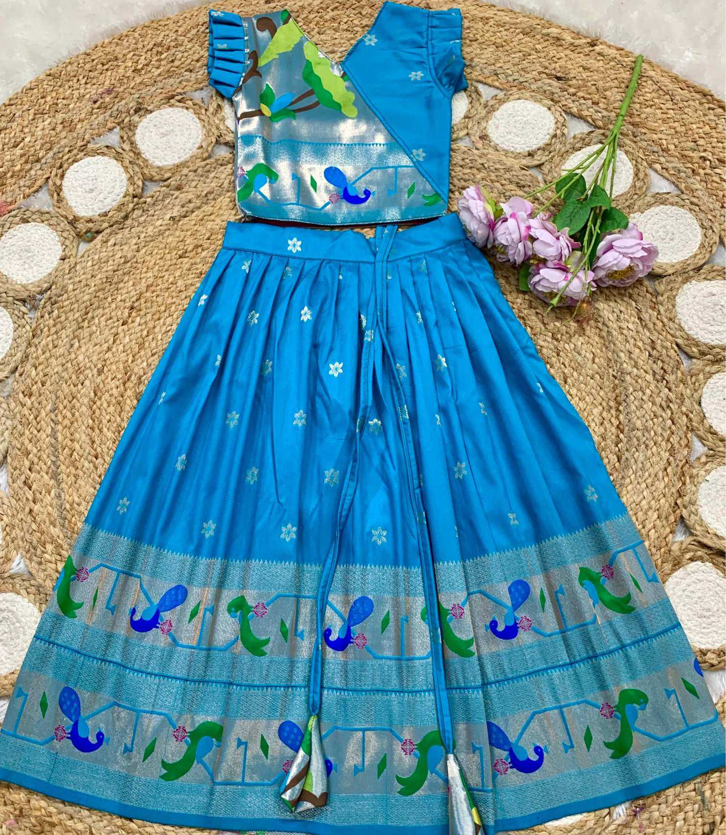Ynf Soft Silk KESH685 MAHARANI BORDER Kids Wear Wholesale Kids Lehenga Kids Lehenga Choli Baby Girl Lehenga Manufacturer- Kids Exports