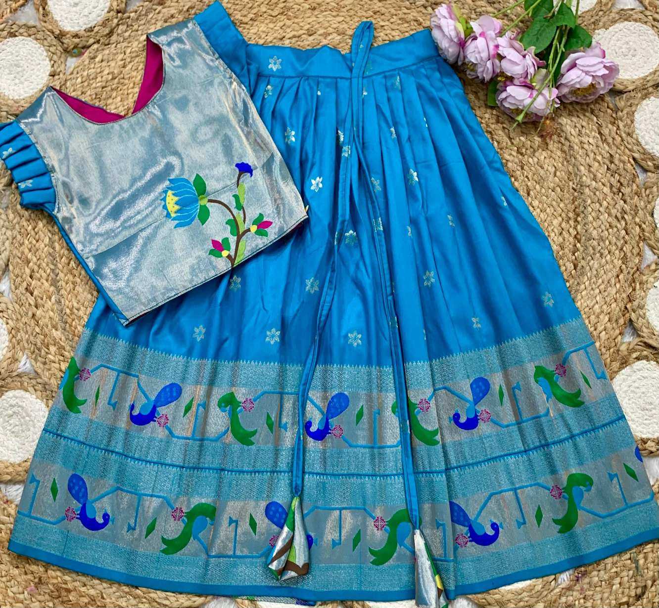 Ynf Soft Silk KESH685 MAHARANI BORDER Kids Wear Wholesale Kids Lehenga Kids Lehenga Choli Baby Girl Lehenga Manufacturer- Kids Exports
