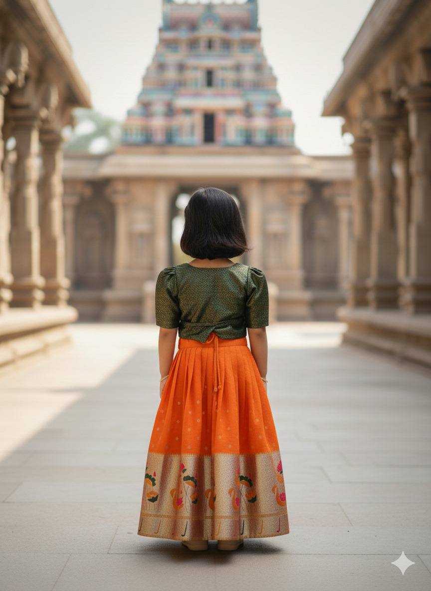Ynf Soft Silk KESH709 41 Kids Wear Wholesale Kids Designer Frock Kids Lehenga Choli Kids Festive Wear Manufacturer- Kids Exports