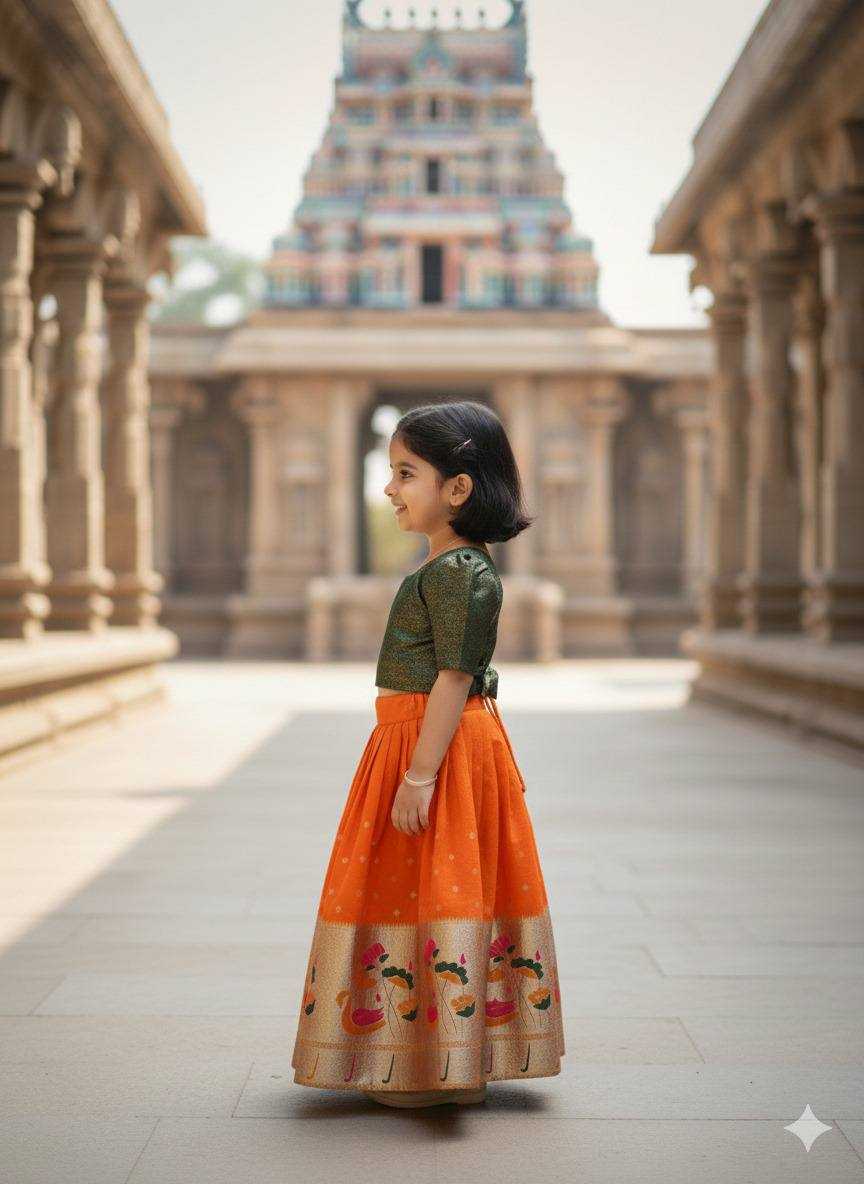 Ynf Soft Silk KESH709 41 Kids Wear Wholesale Kids Designer Frock Kids Lehenga Choli Kids Festive Wear Manufacturer- Kids Exports