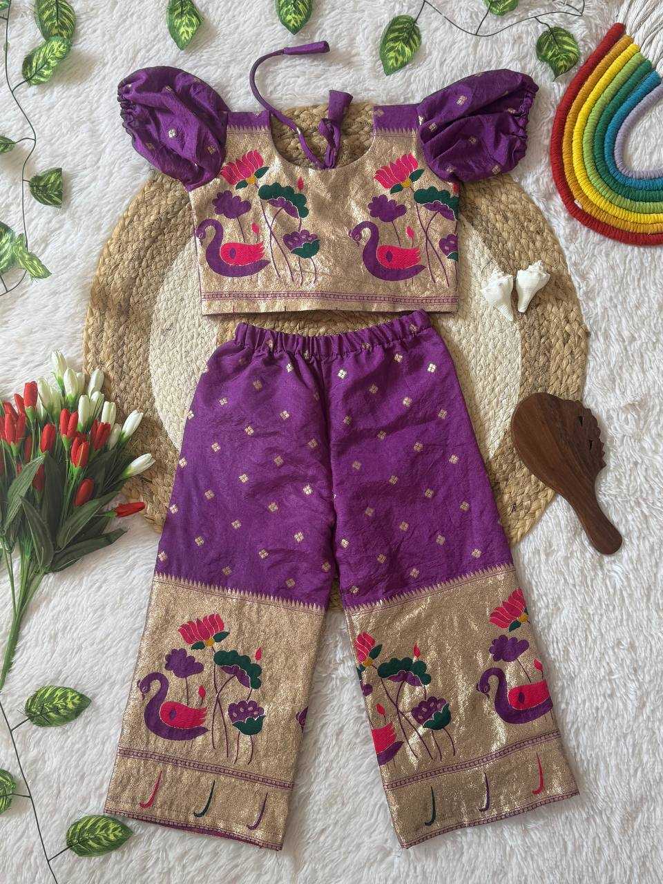 Ynf Soft Silk KESH709 42 Kids Wear Wholesale Kids Co-ord Set Kids Traditional Outfits Kids Lehenga Choli Manufacturer- Kids Exports
