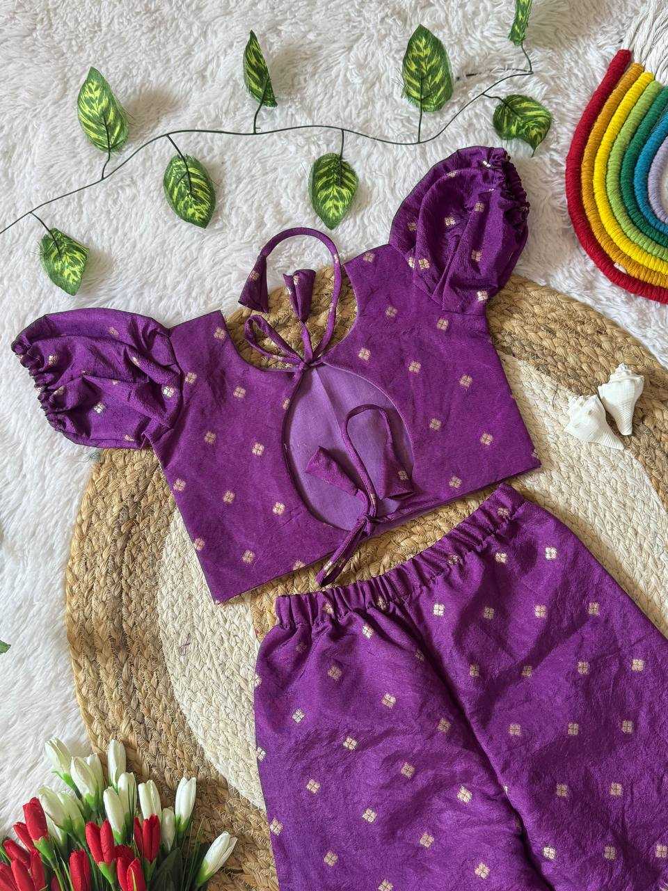 Ynf Soft Silk KESH709 42 Kids Wear Wholesale Kids Co-ord Set Kids Traditional Outfits Kids Lehenga Choli Manufacturer- Kids Exports