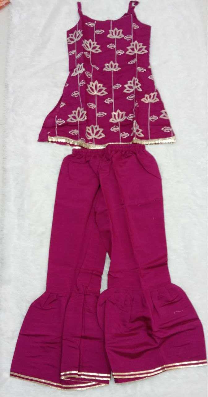 Ynf Viscose Rayon KESH552 Kids Wear Wholesale Kids Top & Pant Kids Co-ord Set Kids Party Wear Ethnic Manufacturer- Kids Exports