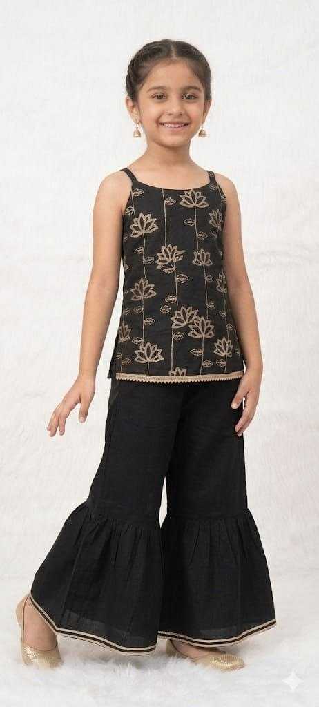 Ynf Viscose Rayon KESH552 Kids Wear Wholesale Kids Top & Pant Kids Co-ord Set Kids Party Wear Ethnic Manufacturer- Kids Exports