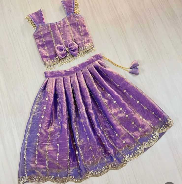 Ynf Heavy Crepe RIN235 Balck bery Kids Wear Wholesale Kids Gown Kids Designer Frock Kids Party Wear Ethnic Manufacturer- Kids Exports